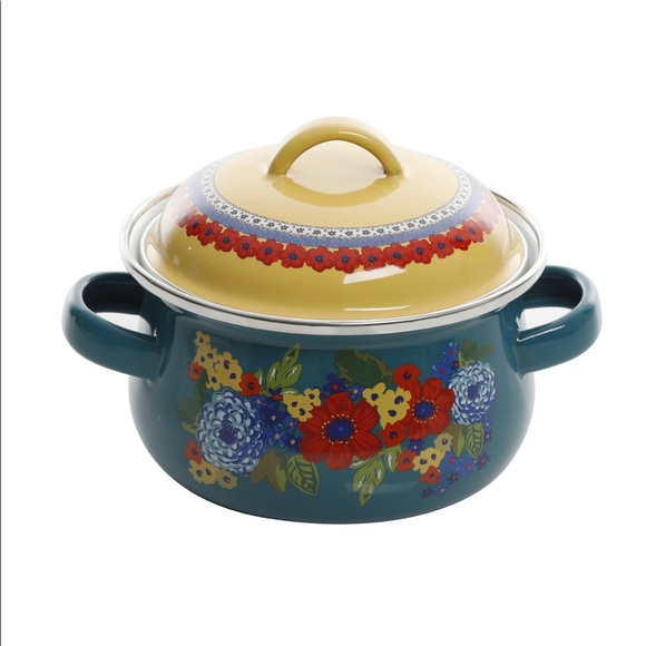 The Pioneer Woman Dazzling Dahlia Mini Dutch Ovens - Picture 8 of 12